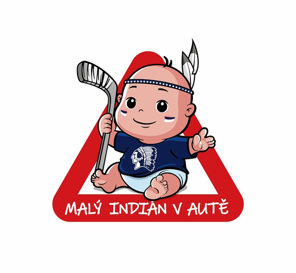 Samolepka indiánek v autě Plzeň