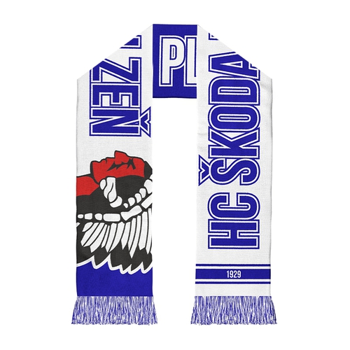 Šála HD oboustranná logo a nápis HC Plzeň